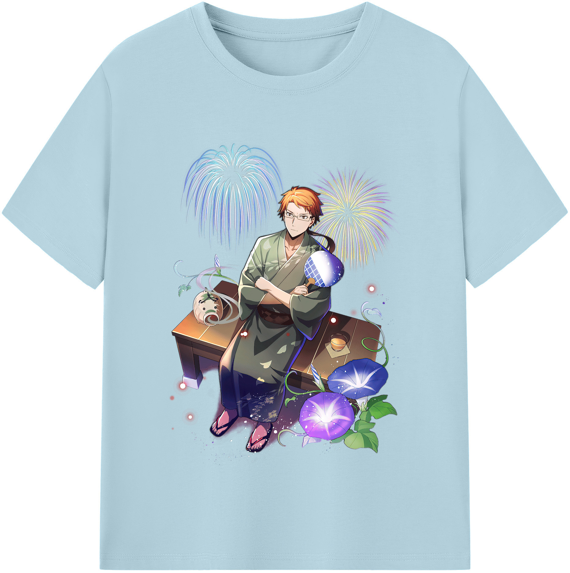 （画像用） 文豪ストレイドッグス Bungo Stray Dogs 綿100％半袖Tシャツ（フロントプリント）
